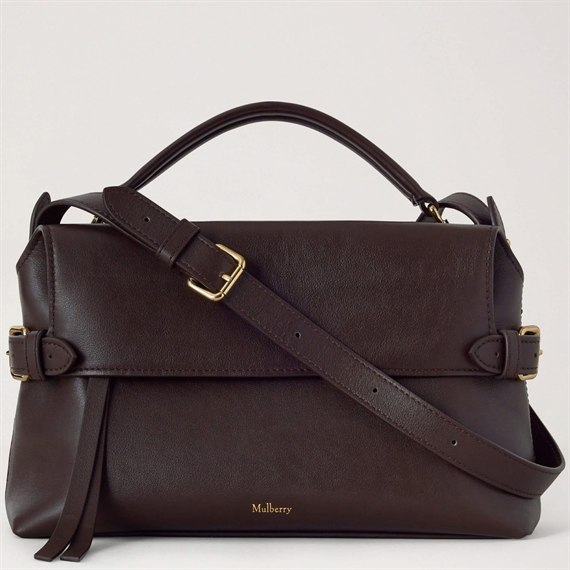Mulberry Small Stevie Top Handle Ebony 